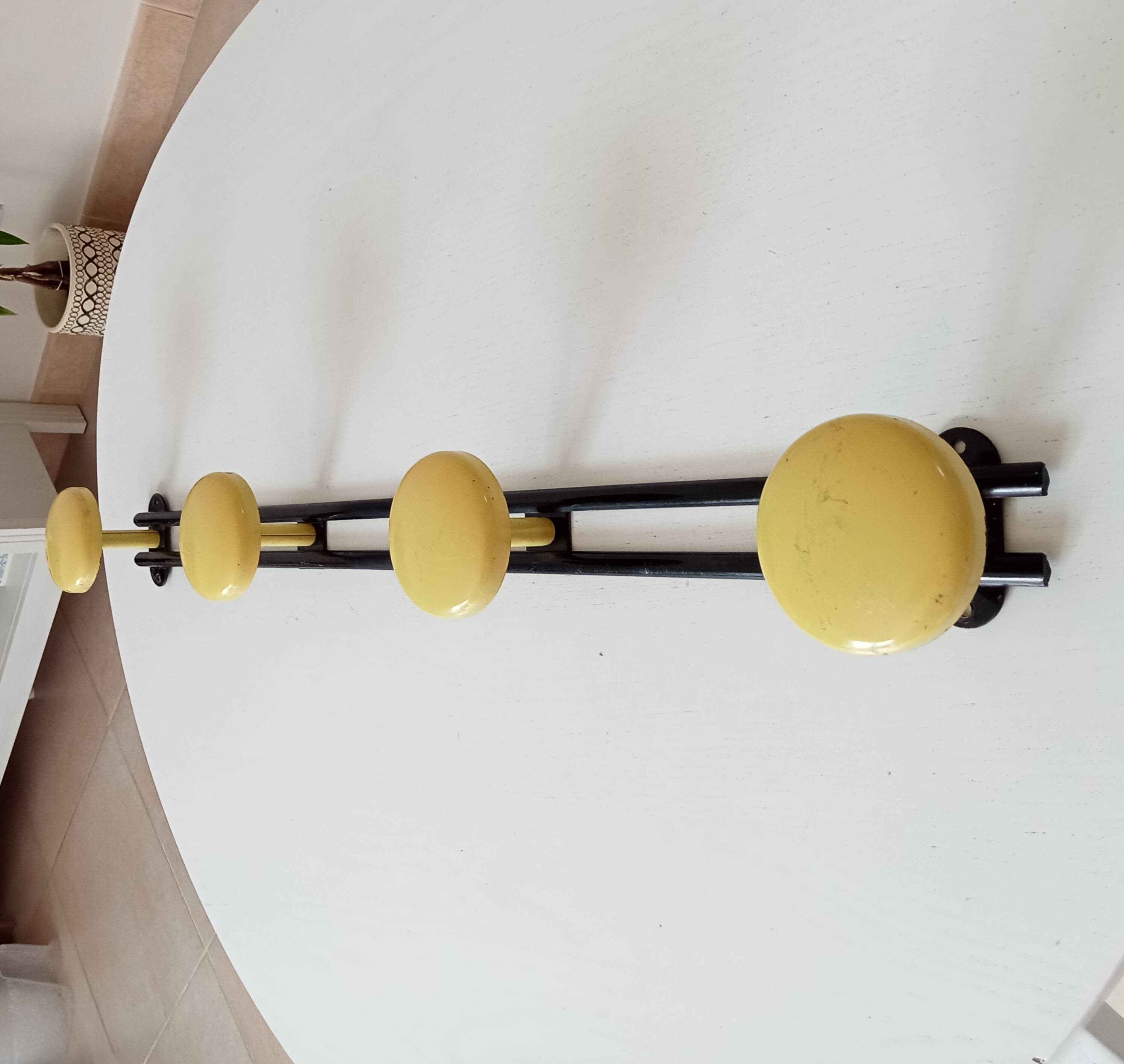 Vintage wall coat rack from the 50s/60s