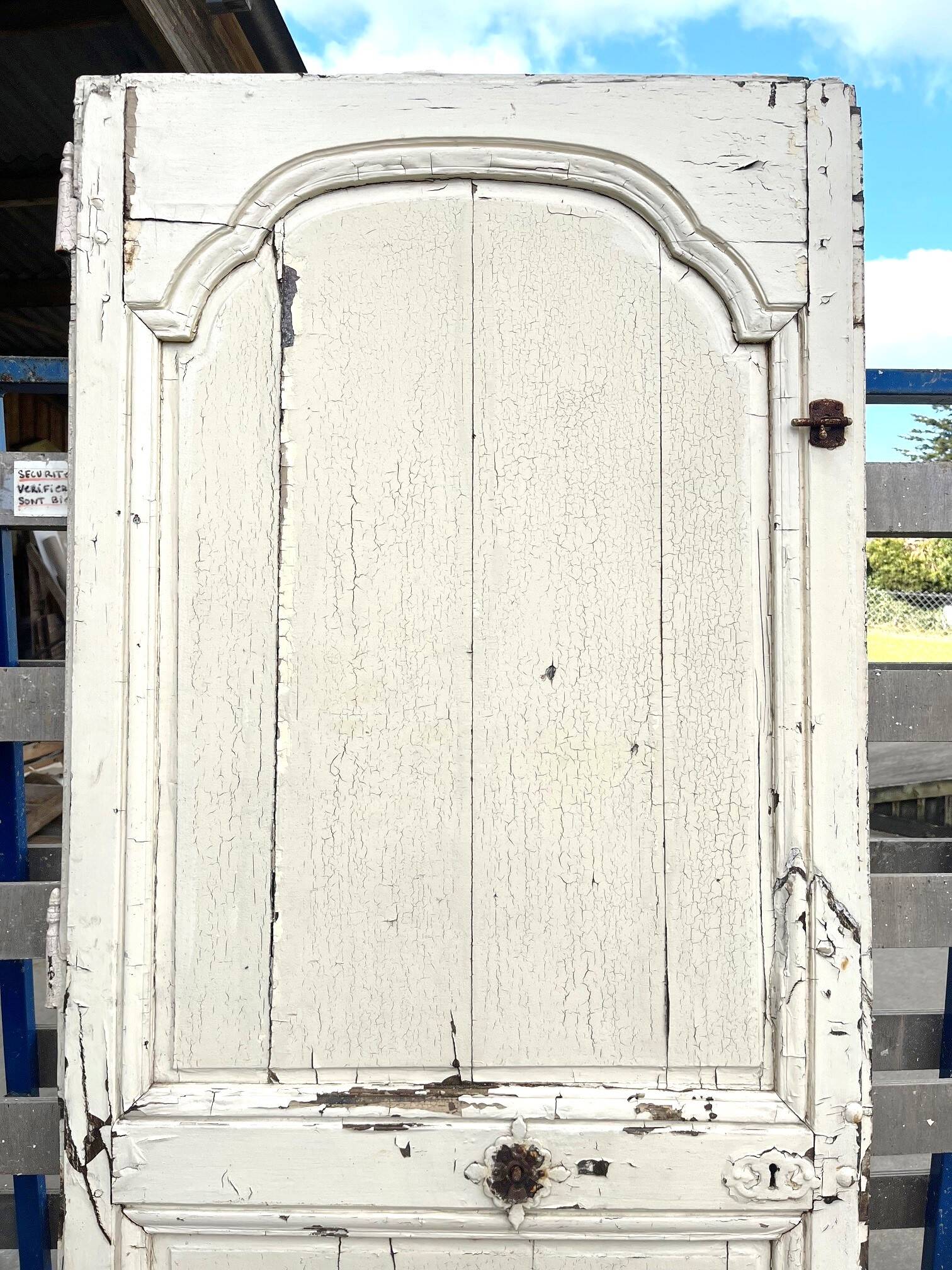 porte ancienne à double face , époque 18e