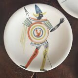 Set of 5 plates by Roger Capron