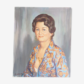 Painting Portrait of Woman