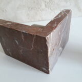 Pair of antique marble bookends