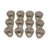 Lot of 12 glass Dorax