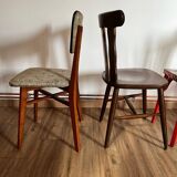 Set of 4 mismatched chairs