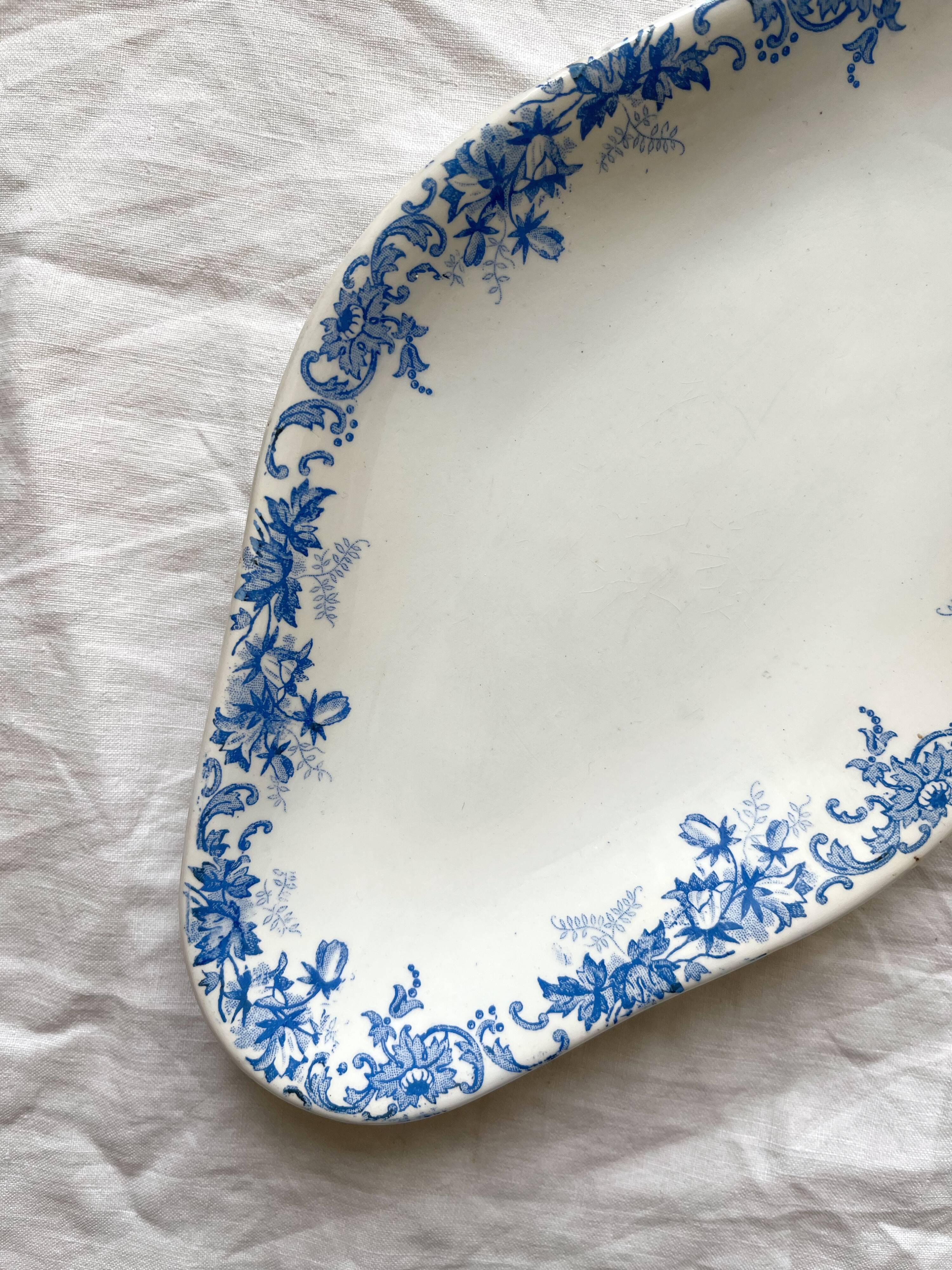 Iron clay dish "Campanule" Saint Amand and Hamage