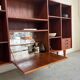 Big vintage Danish bookcase teak
