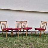 Set 4 Chaises Vintage tchèque 1960s