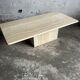 Italian coffee table in travertine – 1970s