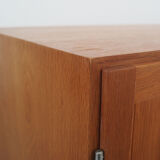 Enfilade en frêne, design danois, années 1970, Danemark