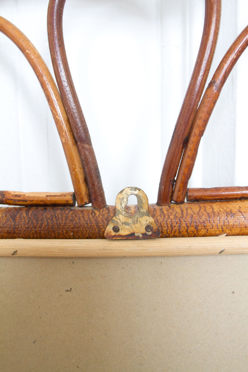 Rattan mirror - 64x39cm
