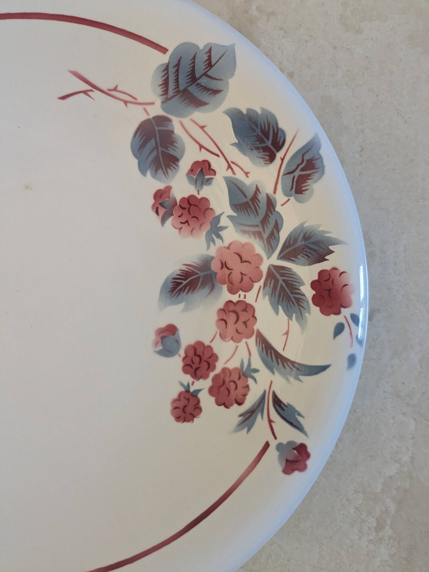 Plat de service Digoin Sarreguemines