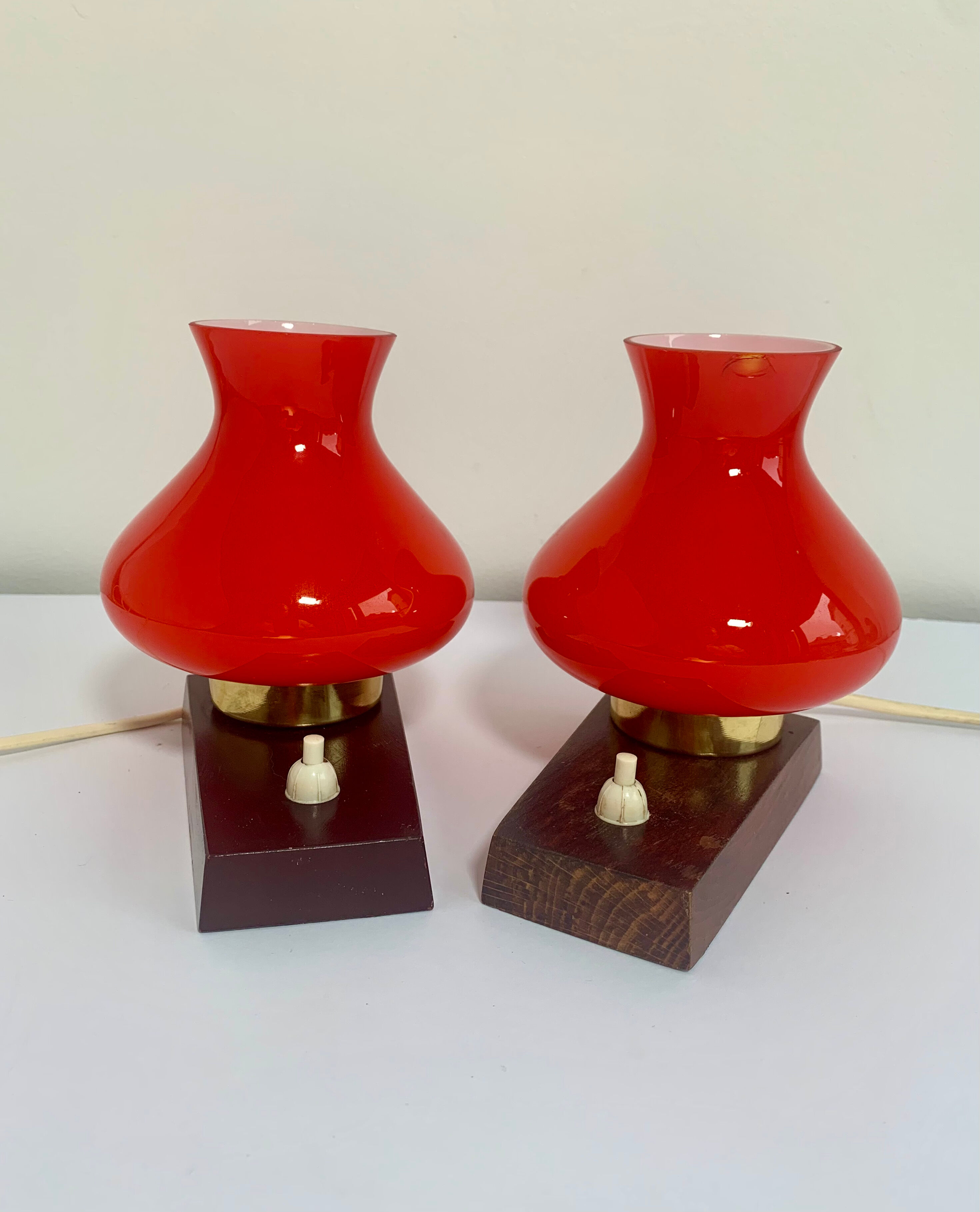 Pair of bedside lamps, Germany, 1960s