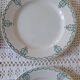 Set of 4 ironstone flat plates