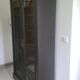 Old black Napoleon III display case, dresser, cabinet of curiosities, storage unit
