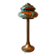 Art Nouveau design lamp from the 60s in Murano glass