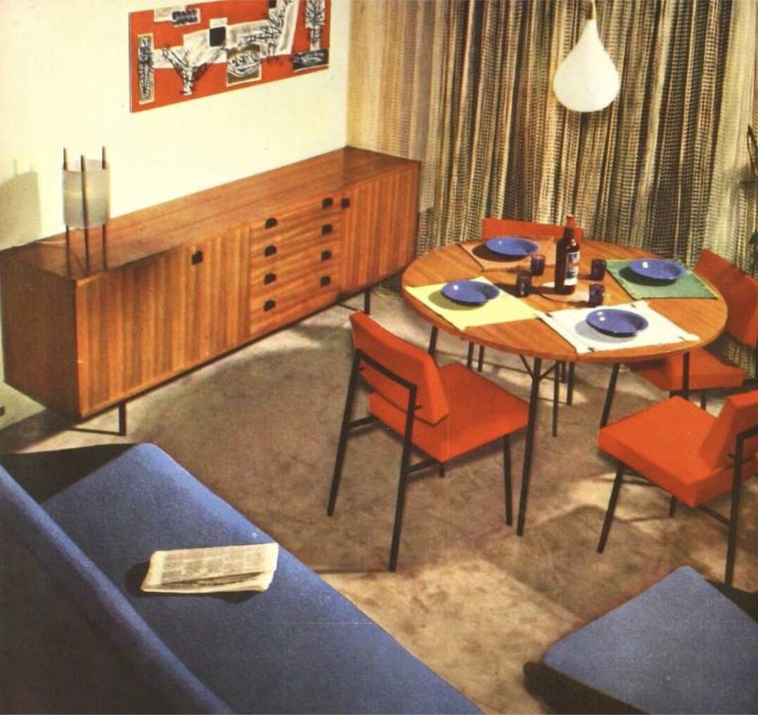 Sideboard by Alain Richard Model 324 - TV cabinet - Rosewood - Ca 1950