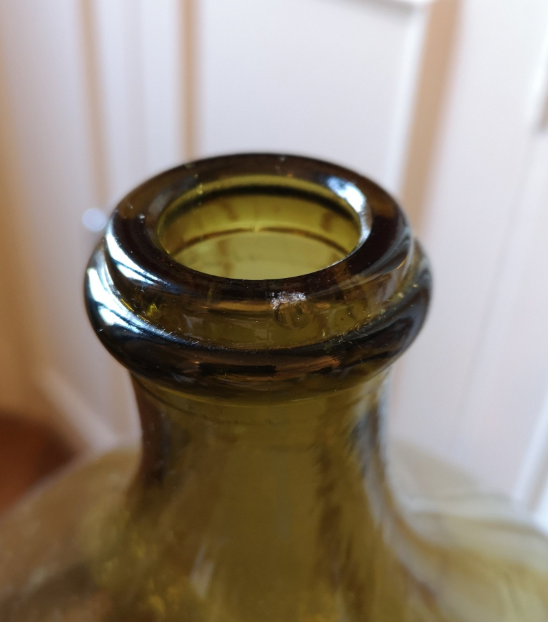 Demijohn 10L blown glass