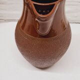 Chocolate stoneware pitcher