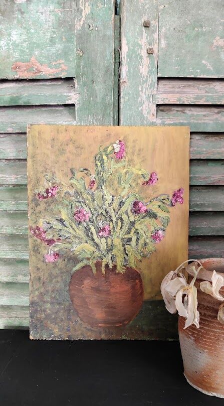 Painting on panel