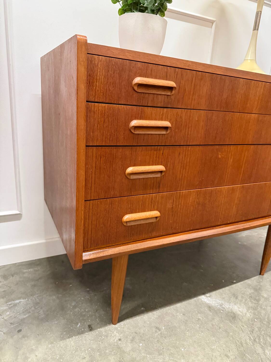 Scandinavian teak chest of drawers