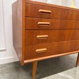 Scandinavian teak chest of drawers
