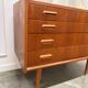 Scandinavian teak chest of drawers
