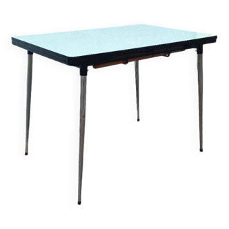 Green formica table