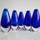 Murano glass vase Sommerso Mid Century Modern 1970s