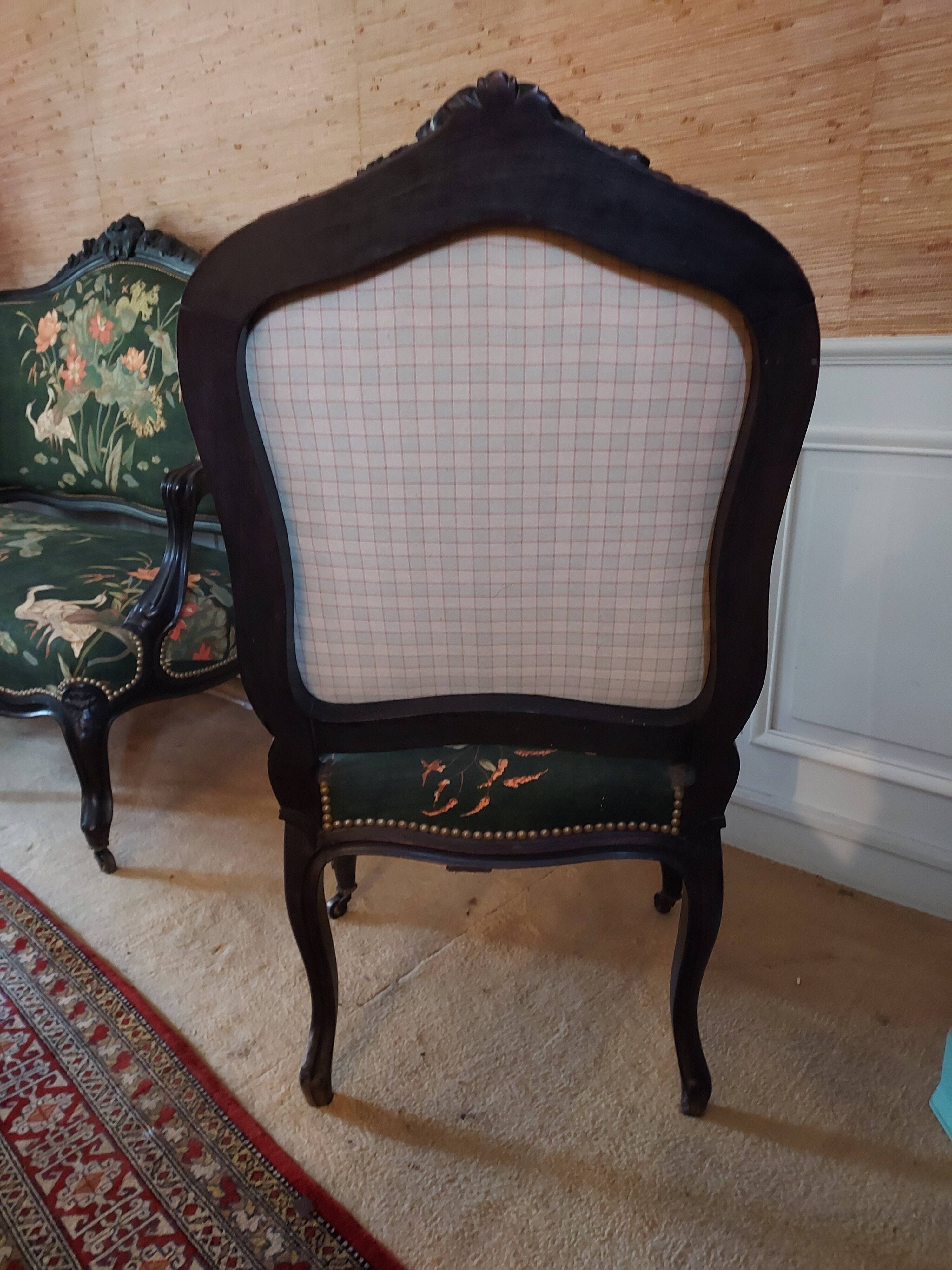 set of 7 pieces Napoleon III salon in excellent condition