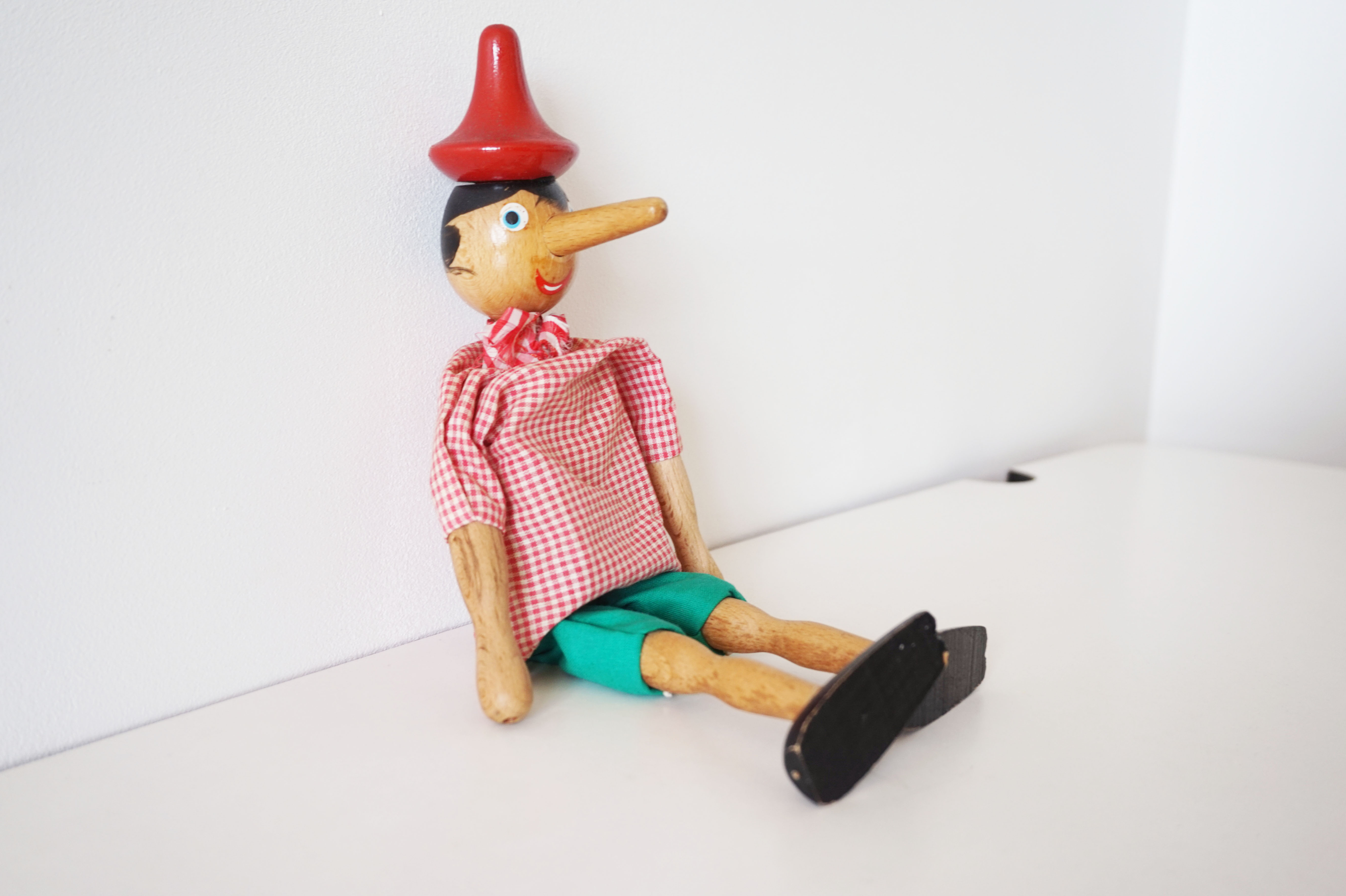Pinocchio ancien en bois