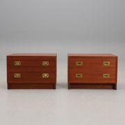 2 small chests of drawers / bedside tables - Sweden 70s/80s