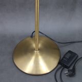 1980 Italian Halogen Brass Floor Lamp