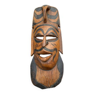African mask of mine, hand sculpt
