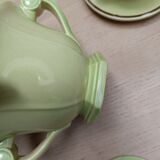 Service à café et sucrier vert tilleul