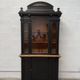 19th-century shop display cabinet in solid oak