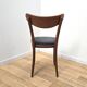 Pair of Banana bistro chairs, TON