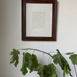 Henri Matisse vellum screenprint framed by King McGraw
