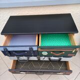 Commode relookée en valises