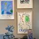 Affiche ancienne lithographie Marc Chagall Peintures Bibliques