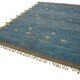 Handmade Turkish One of a Kind 281 cm x 380 cm Blue Wool Carpet