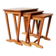 Set of 3 nesting tables, Denmark, 60s.