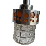 CASCADE LAMP / VINTAGE SOLID CHROME CHANDELIER