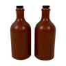 2 bouteilles en grès MKM 0,5L