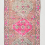 Handmade Faded Color Turkish Door Mat Rug