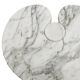 Original Angelo Mangiarotti Italian "Eros" Carrara Marble Side Tables