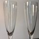 2 Baccarat champagne flutes