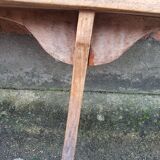 Wooden farm bench "perch"