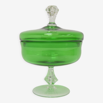 Candy bowl, Glasswork Novy Bor, 1960s