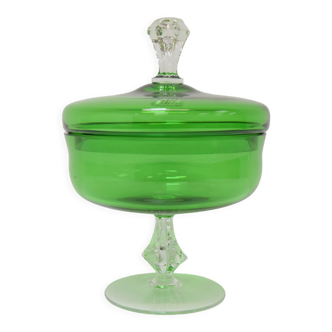 Candy bowl, Glasswork Novy Bor, 1960s