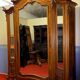 Louis XV library cabinet in walnut around 1850