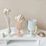 Vase in opaline chalice